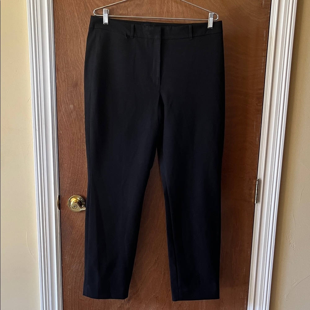 White House Black Market Classic Black Straight Leg Pants